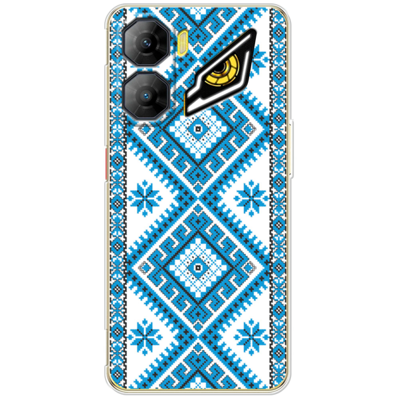 Чохол BoxFace Nubia Neo 3 5G Блакитний Орнамент