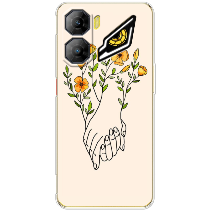 Чохол BoxFace Nubia Neo 3 5G Flower Hands