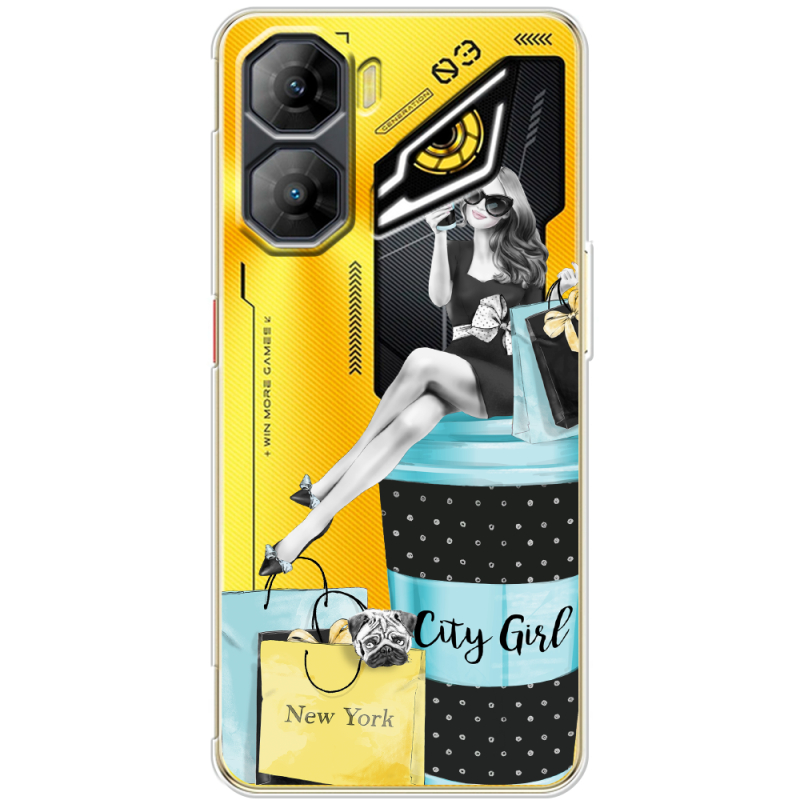 Прозорий чохол BoxFace Nubia Neo 3 5G City Girl