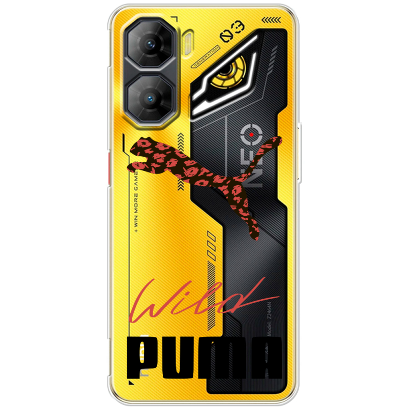 Прозорий чохол BoxFace Nubia Neo 3 5G Wild Cat