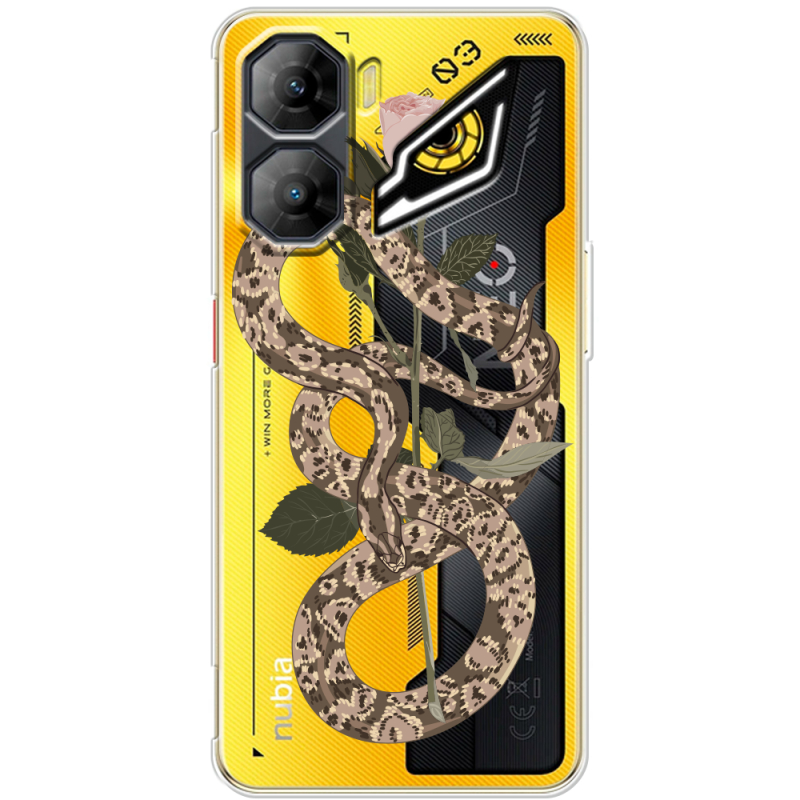 Прозорий чохол BoxFace Nubia Neo 3 5G Glamor Snake