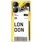 Прозорий чохол BoxFace Nubia Neo 3 5G Ticket London