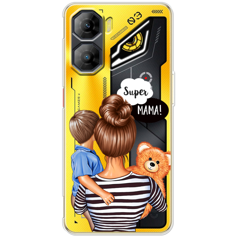 Прозорий чохол BoxFace Nubia Neo 3 5G Super Mama and Son