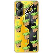 Прозорий чохол BoxFace Nubia Neo 3 5G Pattern Baby Yoda