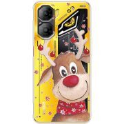 Прозорий чохол BoxFace Nubia Neo 3 5G Winter Deer