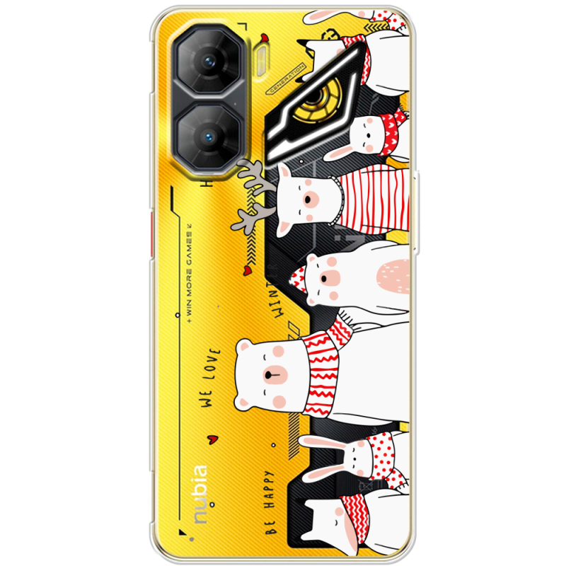 Прозорий чохол BoxFace Nubia Neo 3 5G The Friendly Beasts