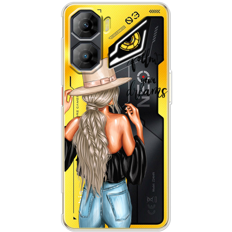 Прозорий чохол BoxFace Nubia Neo 3 5G Follow Your Dreams