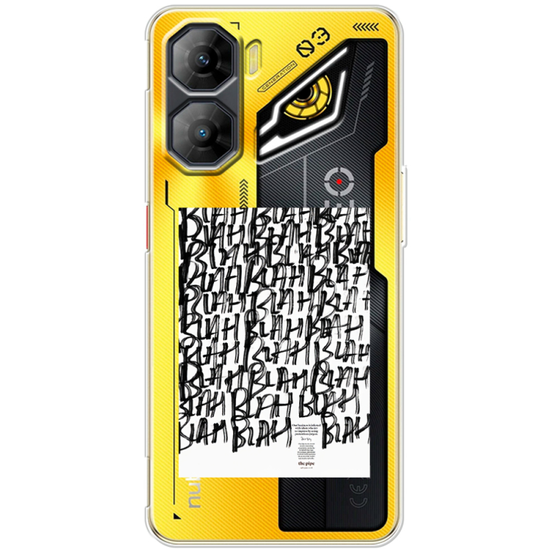 Прозорий чохол BoxFace Nubia Neo 3 5G Blah Blah