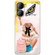 Прозорий чохол BoxFace Nubia Neo 3 5G Travel Girl