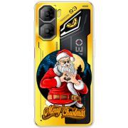 Прозорий чохол BoxFace Nubia Neo 3 5G Cool Santa