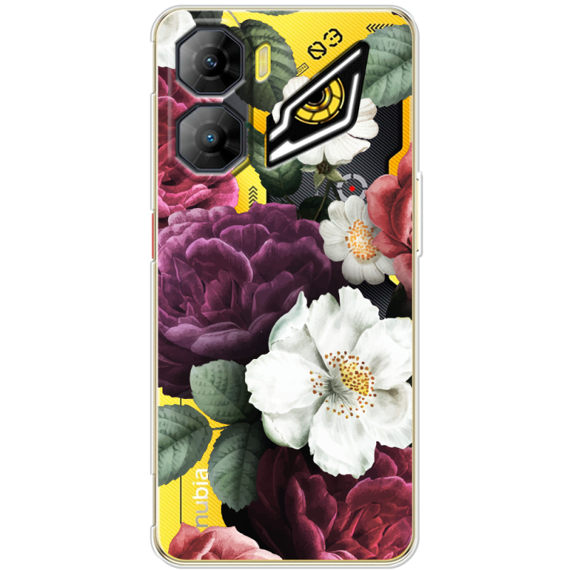 Прозорий чохол BoxFace Nubia Neo 3 5G Floral Dark Dreams