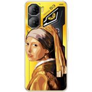 Прозорий чохол BoxFace Nubia Neo 3 5G Девушка с жемчужной серёжкой