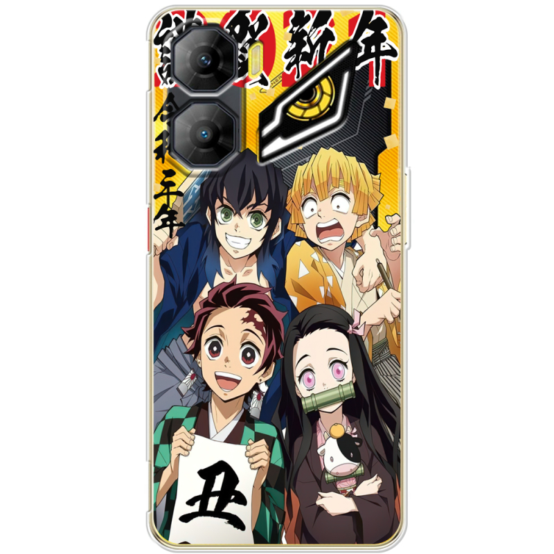 Прозорий чохол BoxFace Nubia Neo 3 5G Незуко та друзі