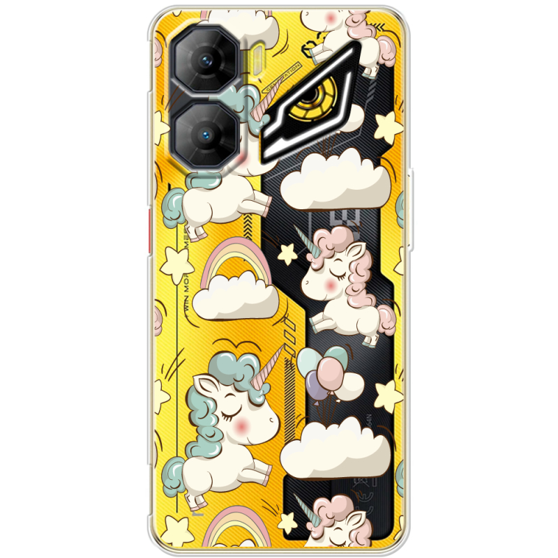 Прозорий чохол BoxFace Nubia Neo 3 5G Unicorns