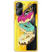 Прозорий чохол BoxFace Nubia Neo 3 5G Donuts