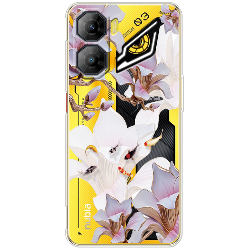 Прозорий чохол BoxFace Nubia Neo 3 5G Chinese Magnolia