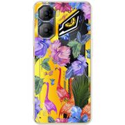 Прозорий чохол BoxFace Nubia Neo 3 5G Flamingo