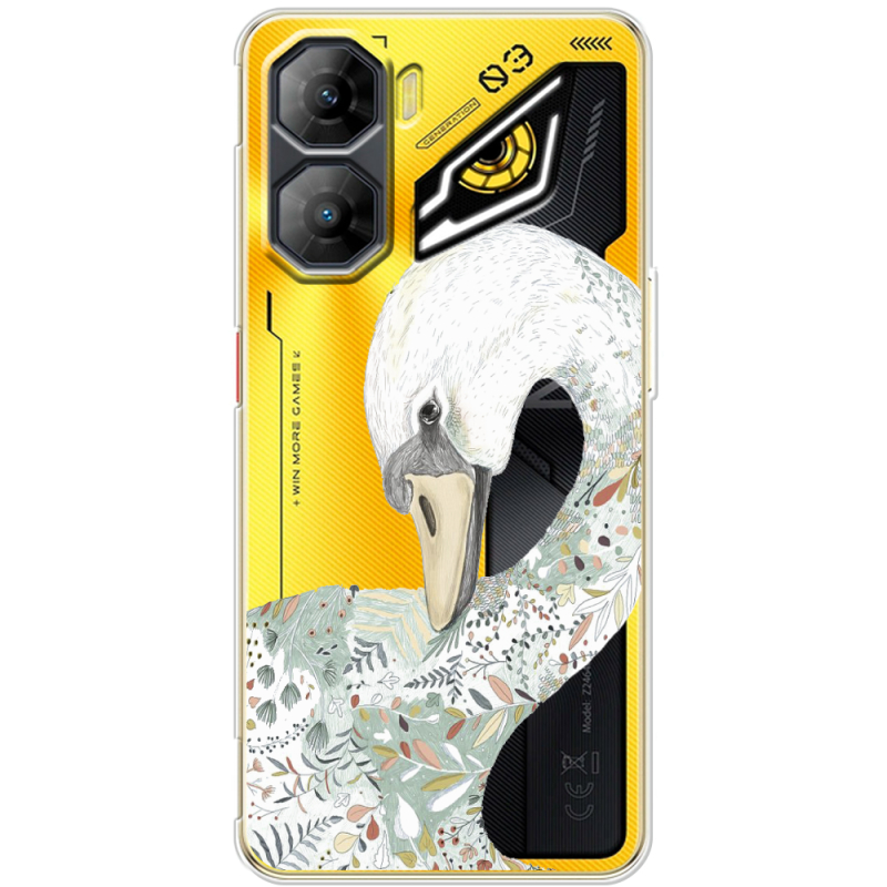 Прозорий чохол BoxFace Nubia Neo 3 5G Swan