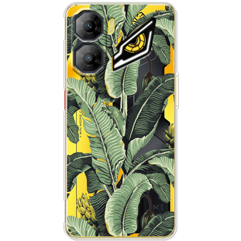 Прозорий чохол BoxFace Nubia Neo 3 5G Banana Leaves