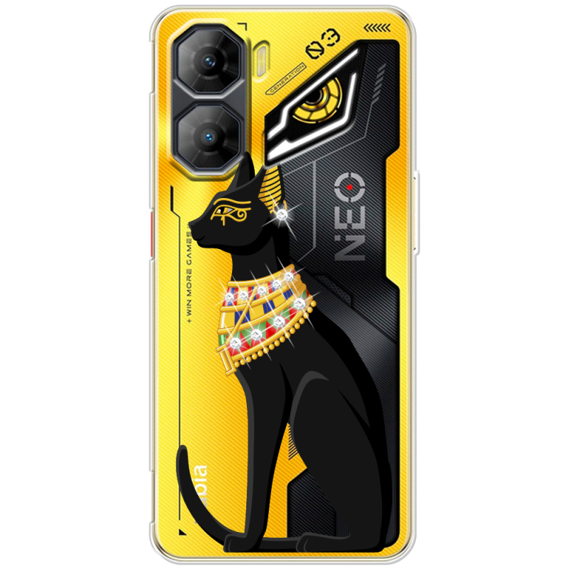 Чохол зі стразами Nubia Neo 3 5G Egipet Cat