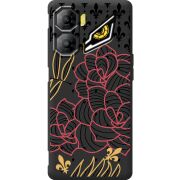 Чорний чохол BoxFace Nubia Neo 3 5G FranceFlowers