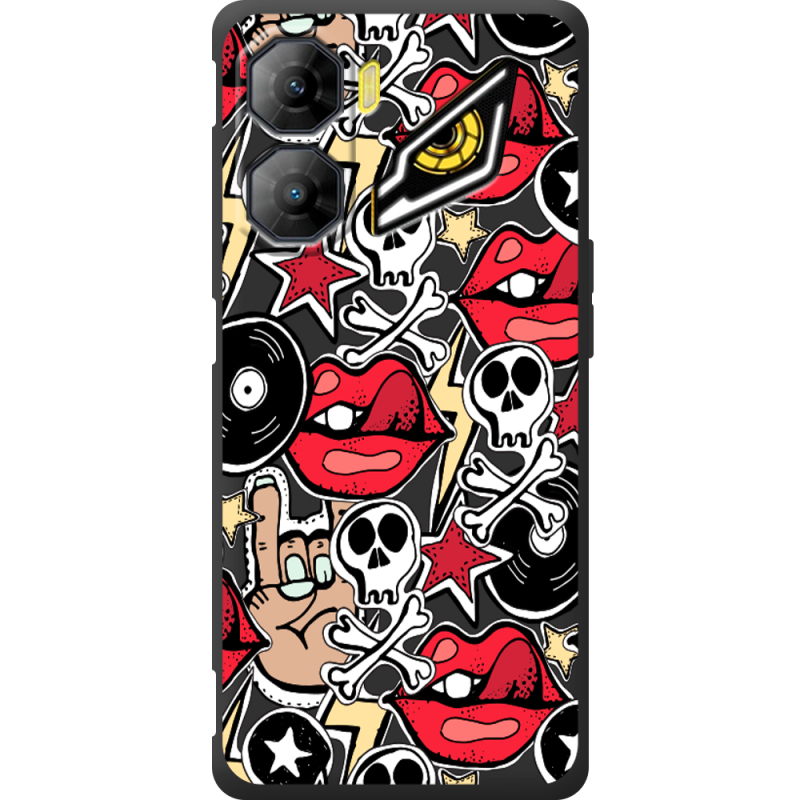 Чорний чохол BoxFace Nubia Neo 3 5G Rock Graffiti