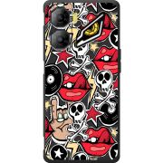 Чорний чохол BoxFace Nubia Neo 3 5G Rock Graffiti