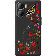 Чорний чохол BoxFace Nubia Neo 3 5G 3D Ukrainian Muse