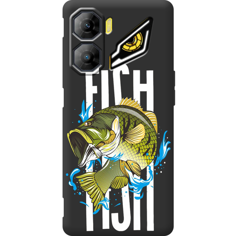 Чорний чохол BoxFace Nubia Neo 3 5G Fish