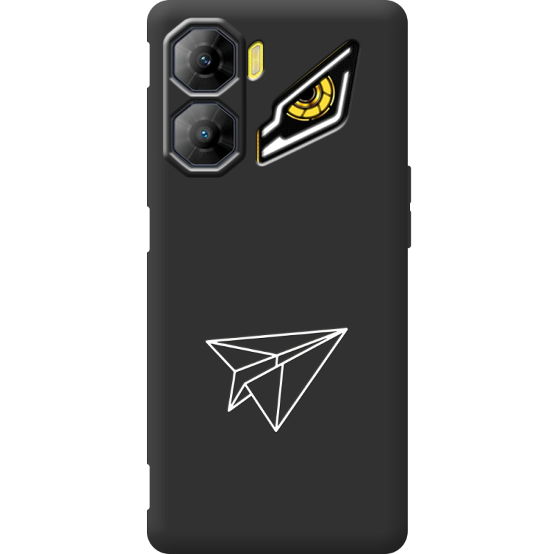 Чорний чохол BoxFace Nubia Neo 3 5G Paper Plane