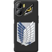 Чорний чохол BoxFace Nubia Neo 3 5G Атака Титанов Крылья Свободы