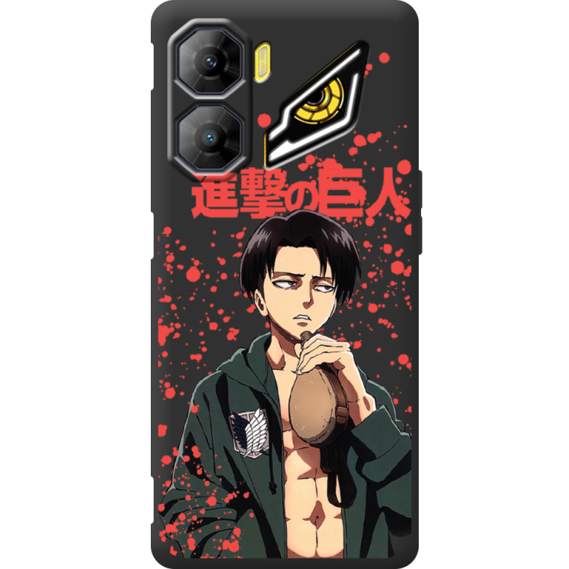 Чорний чохол BoxFace Nubia Neo 3 5G Атака Титанов Леви