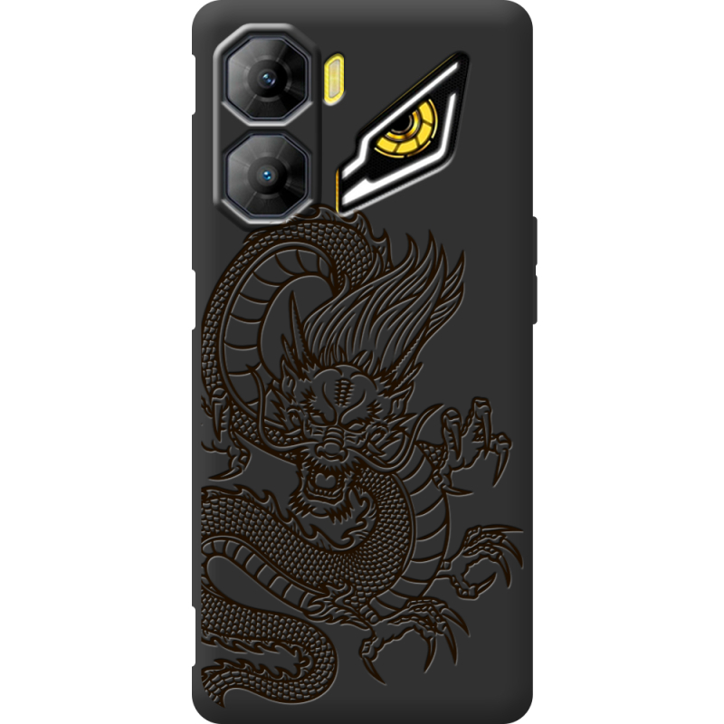 Чорний чохол BoxFace Nubia Neo 3 5G Chinese Dragon