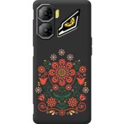 Чорний чохол BoxFace Nubia Neo 3 5G Ukrainian Ornament