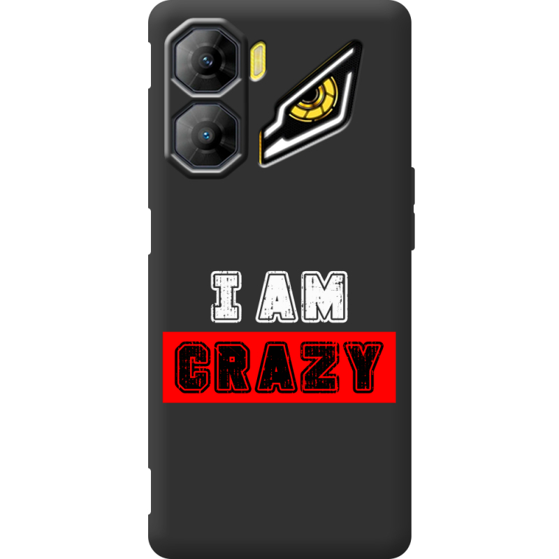 Чорний чохол BoxFace Nubia Neo 3 5G I'm Crazy