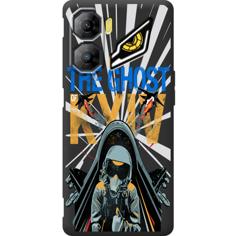 Чорний чохол BoxFace Nubia Neo 3 5G Привид Києва в дії