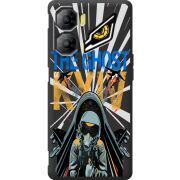 Чорний чохол BoxFace Nubia Neo 3 5G Привид Києва в дії