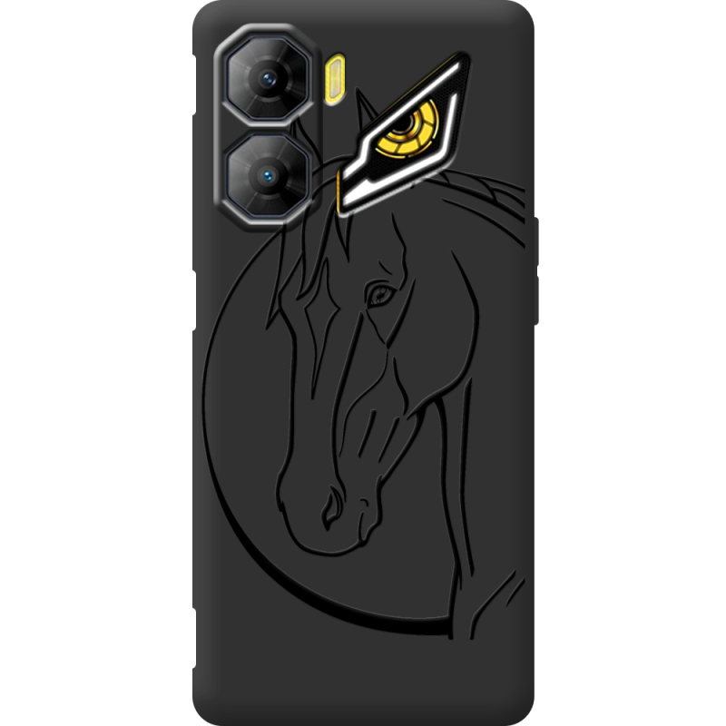 Чорний чохол BoxFace Nubia Neo 3 5G Horse