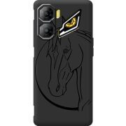 Чорний чохол BoxFace Nubia Neo 3 5G Horse