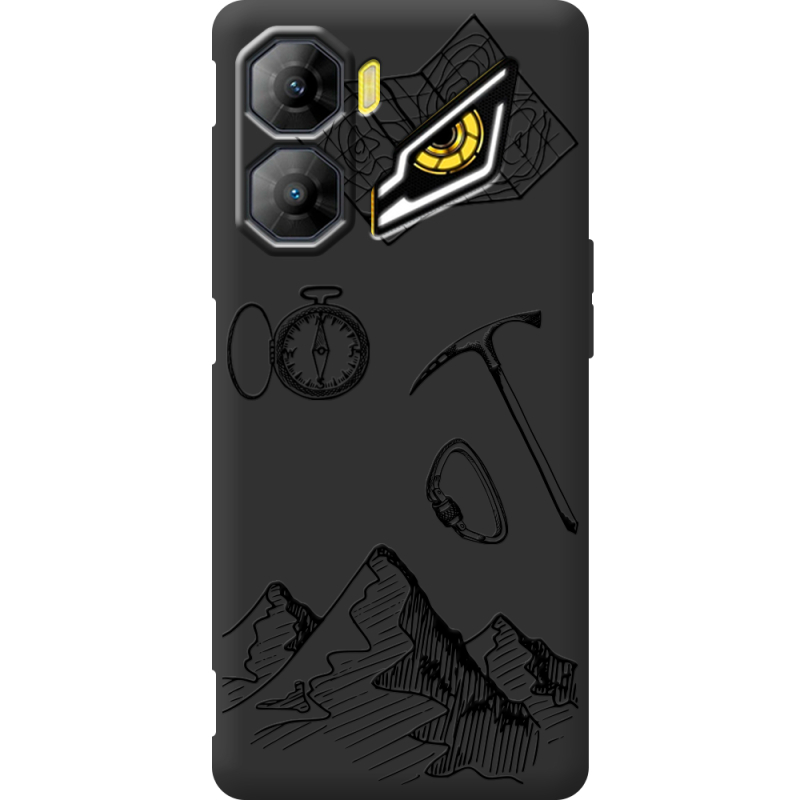 Чорний чохол BoxFace Nubia Neo 3 5G Mountains
