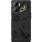 Чорний чохол BoxFace Nubia Neo 3 5G Mountains