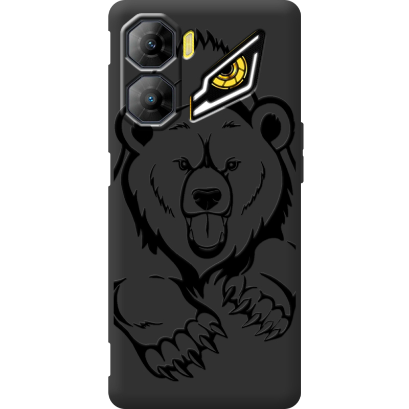 Чорний чохол BoxFace Nubia Neo 3 5G Grizzly Bear