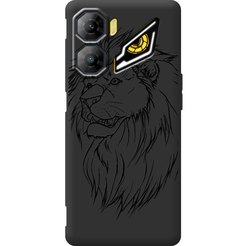 Чорний чохол BoxFace Nubia Neo 3 5G Lion