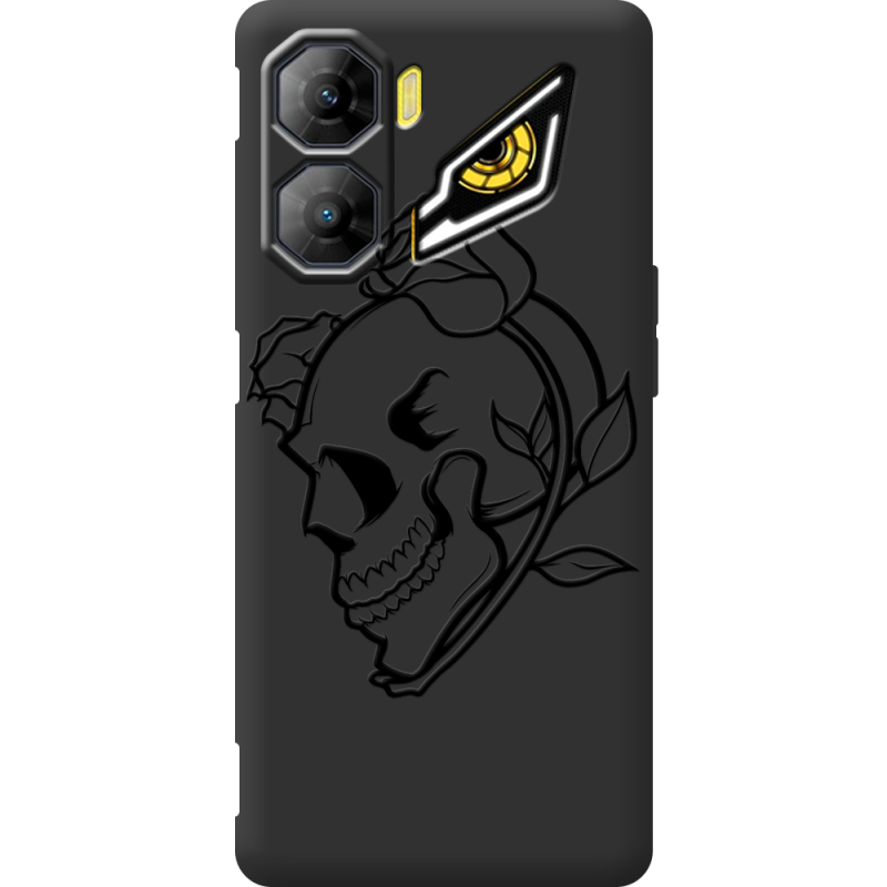 Чорний чохол BoxFace Nubia Neo 3 5G Skull and Roses