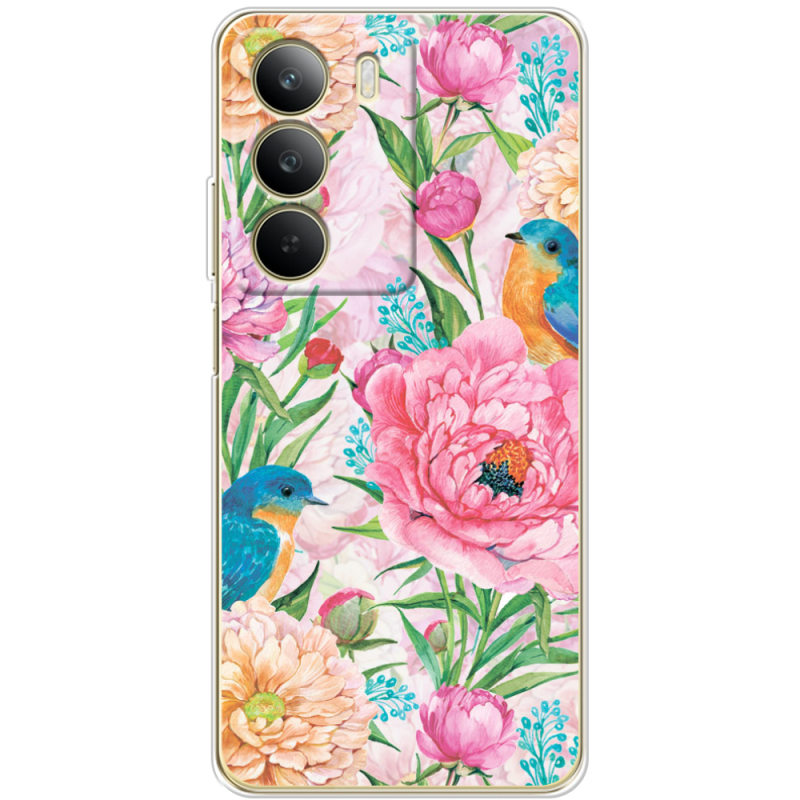 Чохол BoxFace Realme C71 Birds in Flowers
