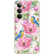 Чохол BoxFace Realme C71 Birds and Flowers