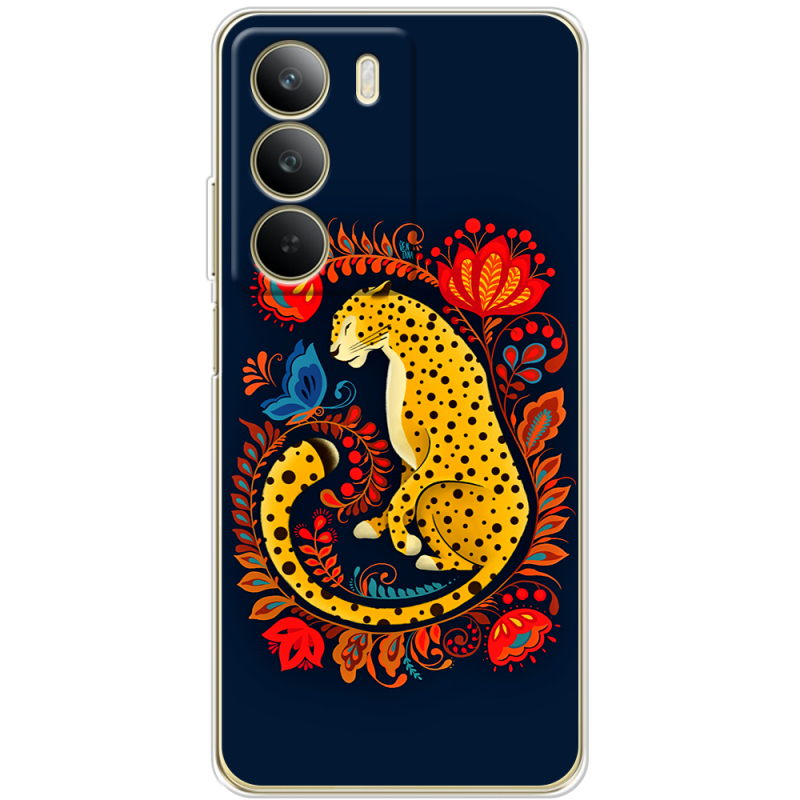 Чохол BoxFace Realme C71 Petrykivka Leopard
