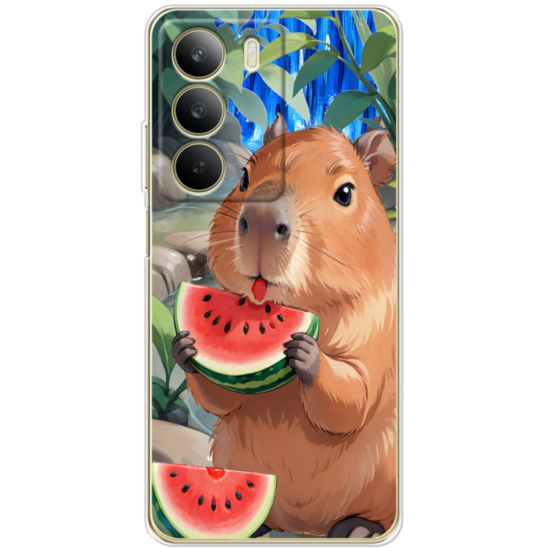 Чохол BoxFace Realme C71 Капібара з кавуном