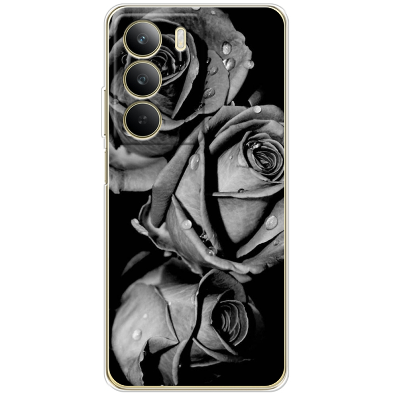 Чохол BoxFace Realme C71 Black and White Roses