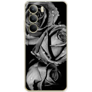 Чохол BoxFace Realme C71 Black and White Roses